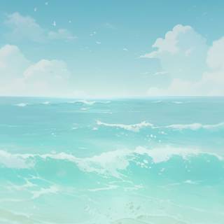 Turquoise phone wallpaper