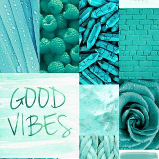 Turquoise phone wallpaper