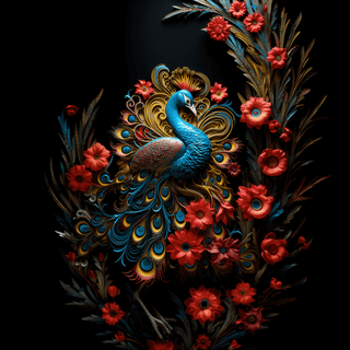 Peacock phone wallpaper