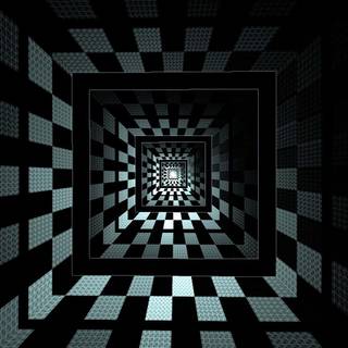 Optical illusion art wallpaper