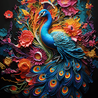 Peacock phone wallpaper