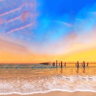 iPhone 7 beach wallpaper