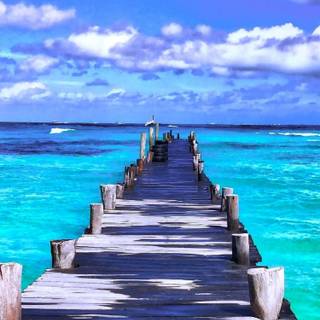 iPhone 7 beach wallpaper