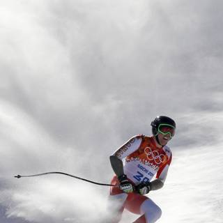 Skiing iPhone wallpaper