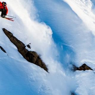 Skiing iPhone wallpaper