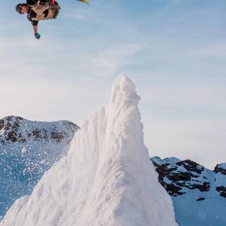 Skiing iPhone wallpaper