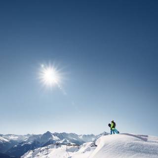 Skiing iPhone wallpaper