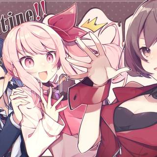 Anime girl Valentine's Day wallpaper