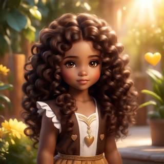 Light brown skin anime wallpaper