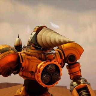 Upgraded Titan Drill Man wallpaper