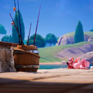 Tex Flamingo Fortnite wallpaper