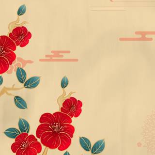 Spring festival flower wallpaper