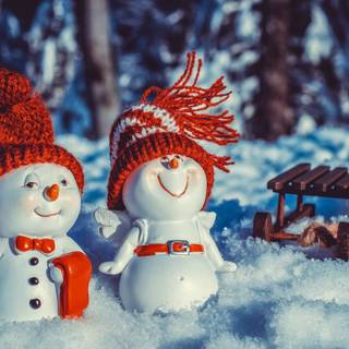 Winter Christmas 5k wallpaper