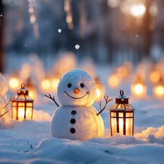 Winter Christmas 5k wallpaper