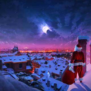 Christmas winter 4k wallpaper