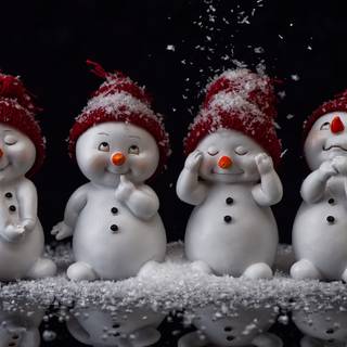 Winter Christmas 5k wallpaper