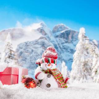 Winter Christmas 5k wallpaper