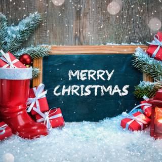 Winter Christmas 5k wallpaper