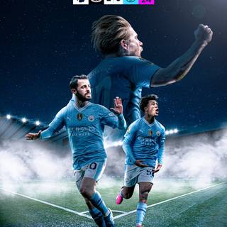 Manchester City team 2024 wallpaper