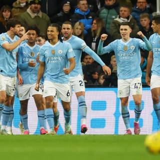 Manchester City team 2024 wallpaper