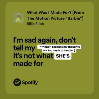 What Was I Made For Billie Eilish wallpaper