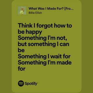 What Was I Made For Billie Eilish wallpaper