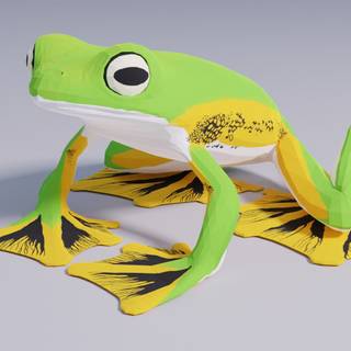 Wallace's flying frog wallpaper