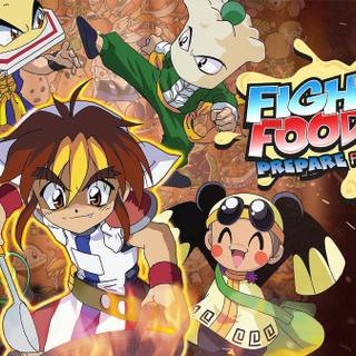 Fighting Foodons wallpaper