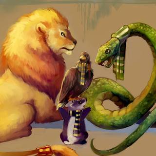 Harry Potter creatures wallpaper