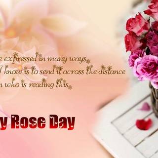 Happy Rose Day wallpaper
