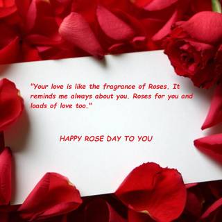 Happy Rose Day wallpaper