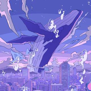 Whale aesthetic wallpaper
