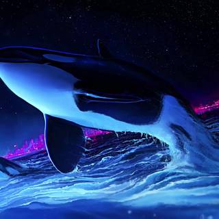 Whale aesthetic wallpaper