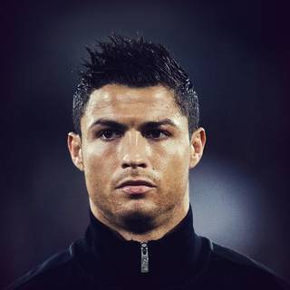 Cristiano Ronaldo face wallpaper