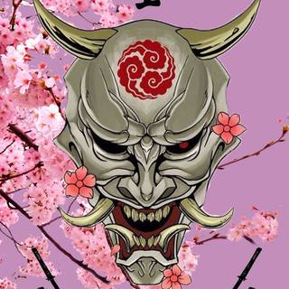 Japan samurai spring wallpaper
