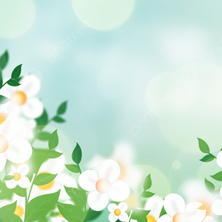 Spring white wallpaper