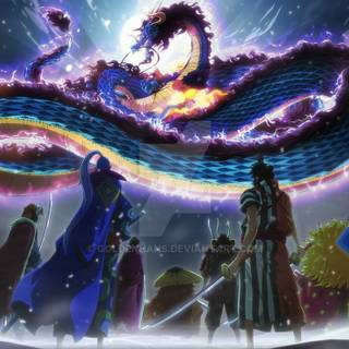 Blox Fruits dragon wallpaper