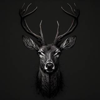 Reindeer 4k wallpaper