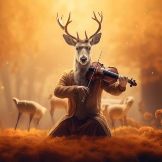 Reindeer 4k wallpaper