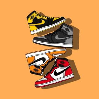 Jordan shoes phone wallpaper