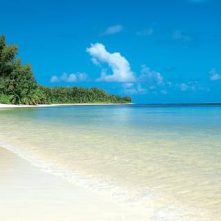 White Beach wallpaper