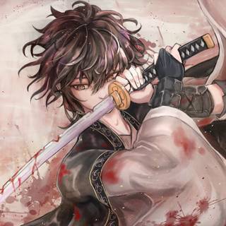 Anime warrior 4k wallpaper