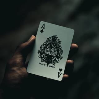 Ace of spades 4k wallpaper