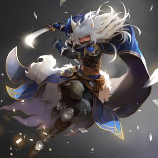 Anime warrior 4k wallpaper