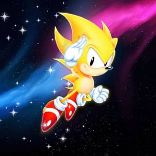 Super Sonic phone wallpaper