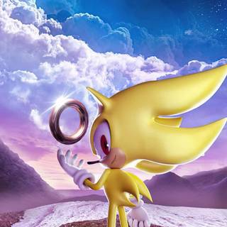 Super Sonic phone wallpaper