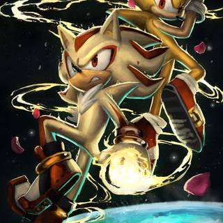 Super Sonic phone wallpaper