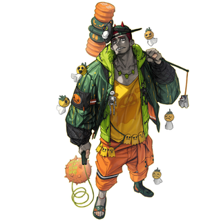 Anime warrior 4k wallpaper