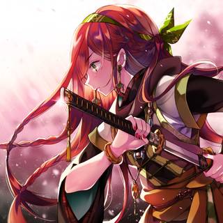 Anime warrior 4k wallpaper