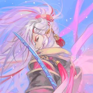 Anime warrior 4k wallpaper